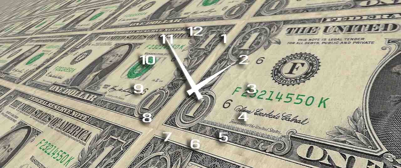 horloge, temps, temps est de l'argent